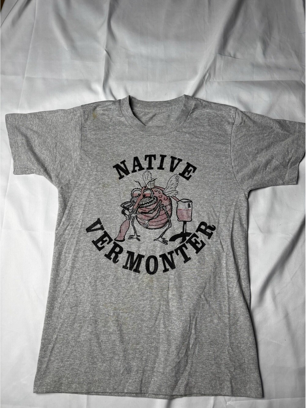 Vintage Gray Native Vermonter Graphic T-Shirt